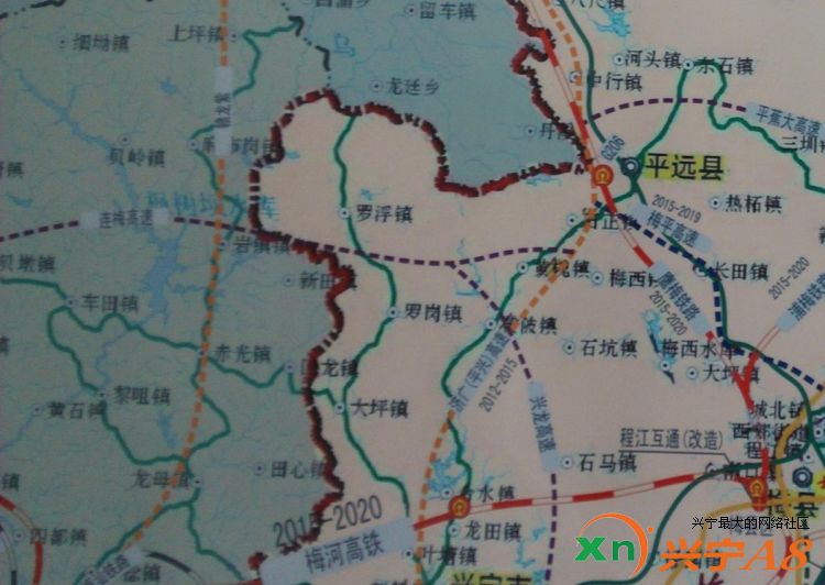 梅州规划了一条"兴龙高速",兴城周围有高速公路了?(有