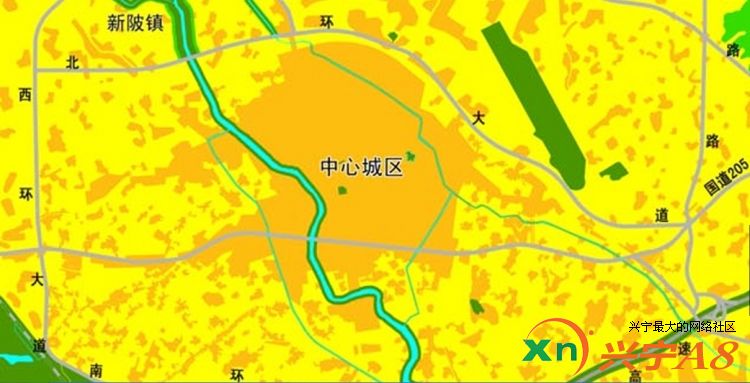 兴宁市城市规划和交通规划图(图片)